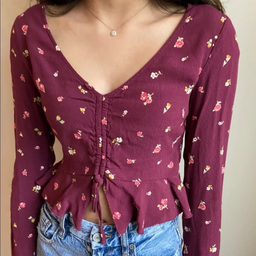 Forever 21 Maroon Top